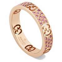 Ringe Gucci Dame in Gold Zaffiro rosa GUCYBC163351001014 - GUCYBC163351001014